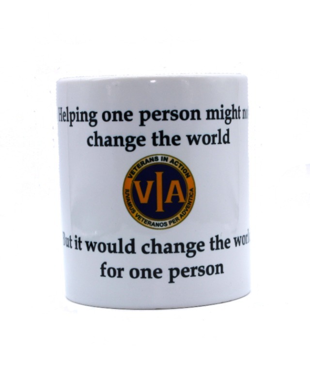 VIA Helping one person mug