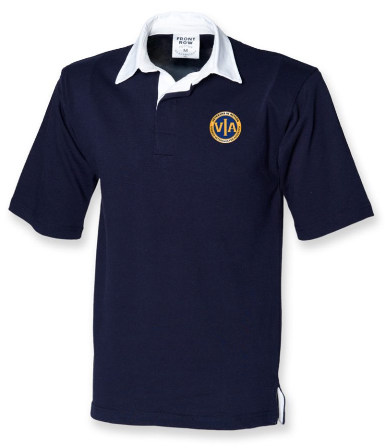 Veterans in Action Navy rugby shirt