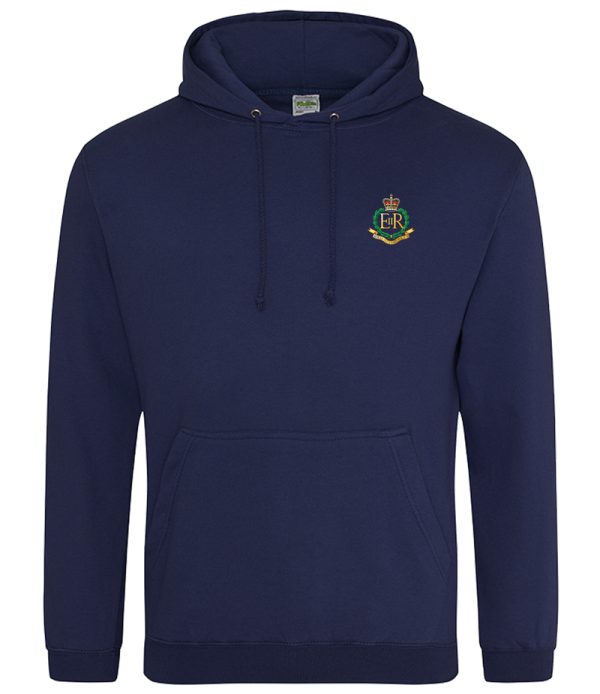 navy embroidered royal military police hoody
