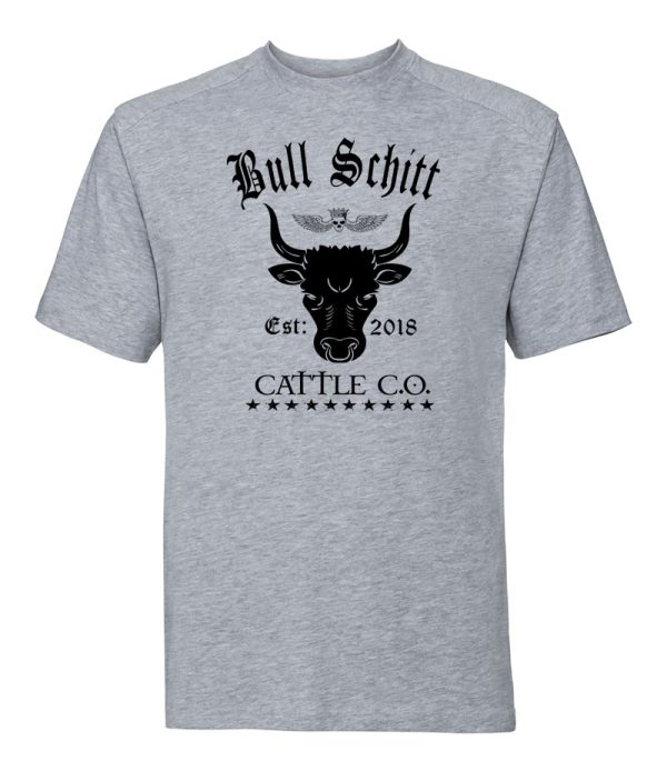 jack schitt printed bull schitt t shirt