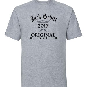 jack schitt oxford grey original t shirt