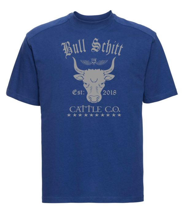 jack schitt printed bull schitt t shirt
