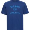 Jack Schitt royal blue original t shirt