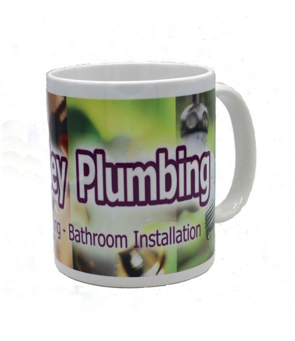 MB plumbing corporate mugs